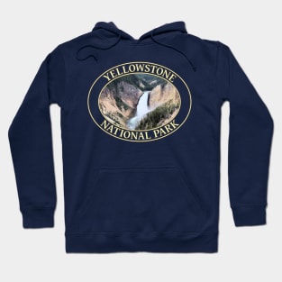 Lower Falls of Yellowstone River at Yellowstone National Park in Wyoming Hoodie